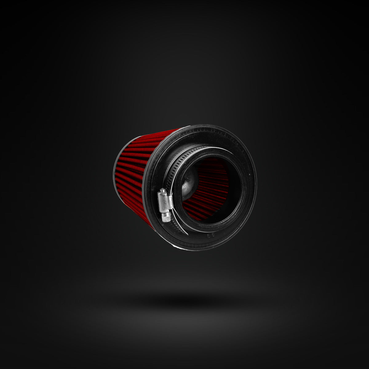 FILTRO DE AR CÔNICO FUELTECH FTL STREET DUPLO FLUXO 2,5POL E 120MM VERMELHO