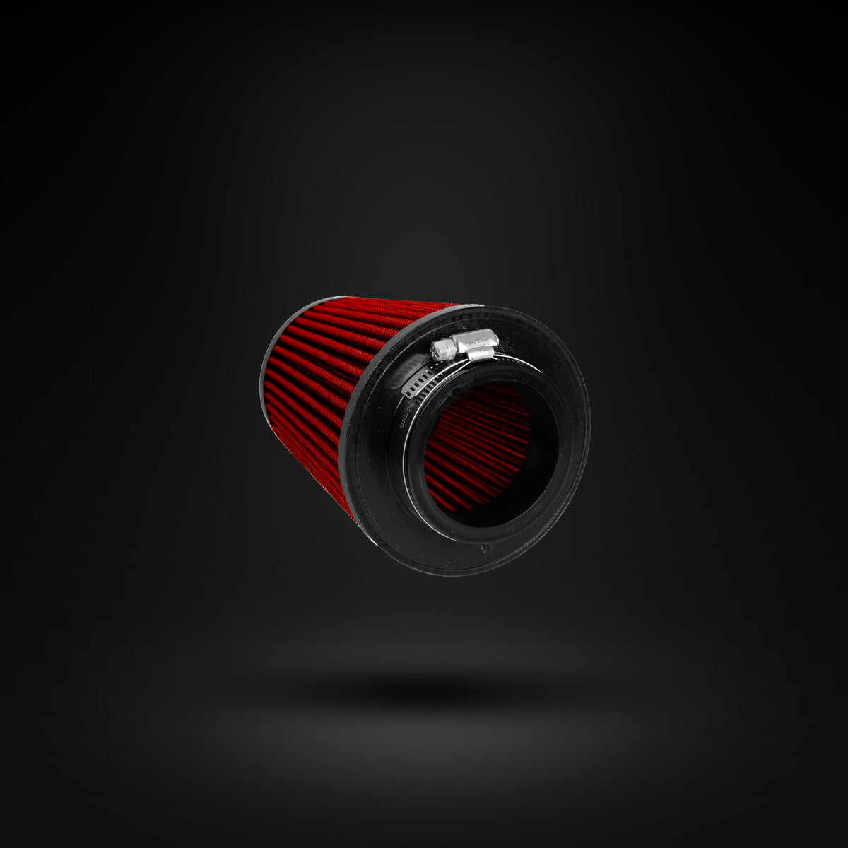 FILTRO DE AR CÔNICO FUELTECH FTL STREET DUPLO FLUXO 2,5POL E 140MM VERMELHO