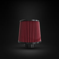 Filtro De Ar Cônico Fueltech Street Duplo Fluxo 2pol e 120mm Vermelho