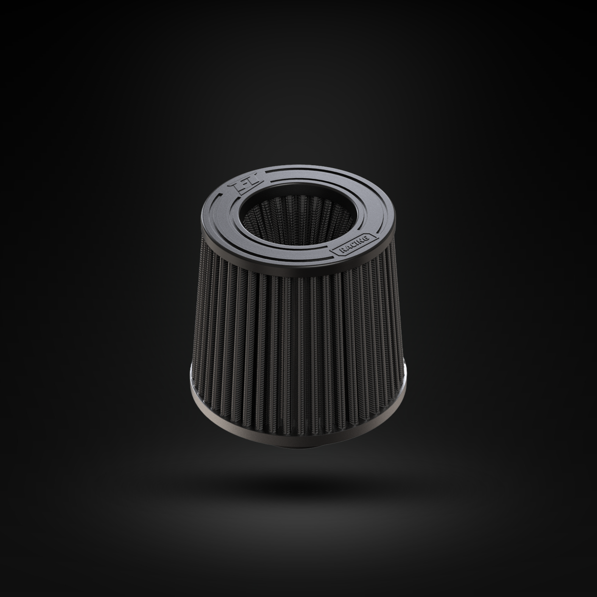 Filtro De Ar Cônico Fueltech Racing Duplo Fluxo 3pol e 160mm