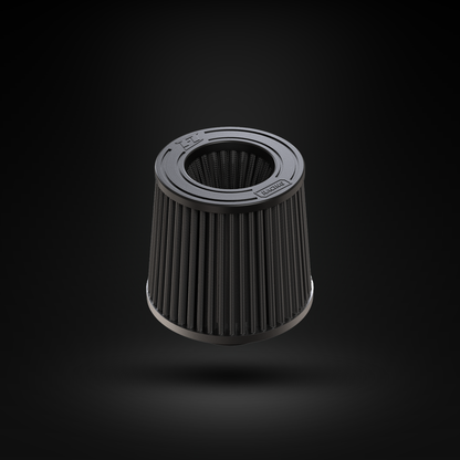 Filtro De Ar Cônico Fueltech Racing Duplo Fluxo 3pol e 140mm