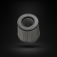 Filtro De Ar Cônico Fueltech Street Duplo Fluxo 3pol e 140mm Cinza