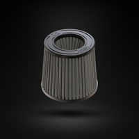 Filtro De Ar Cônico Fueltech Street Duplo Fluxo 2pol e 160mm Cinza