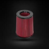 Filtro De Ar Cônico Fueltech Street Duplo Fluxo 2pol e 160mm Vermelho
