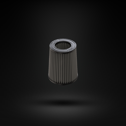 Filtro De Ar Cônico Fueltech Street Duplo Fluxo 2pol e 160mm Cinza