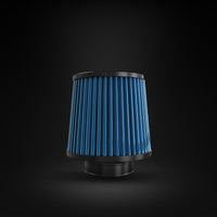 Filtro De Ar Cônico Fueltech Street Duplo Fluxo 2,5pol e 120mm Azul