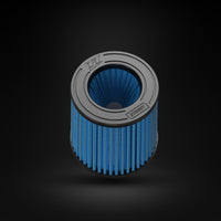 Filtro De Ar Cônico Fueltech Street Duplo Fluxo 3pol e 140mm Azul