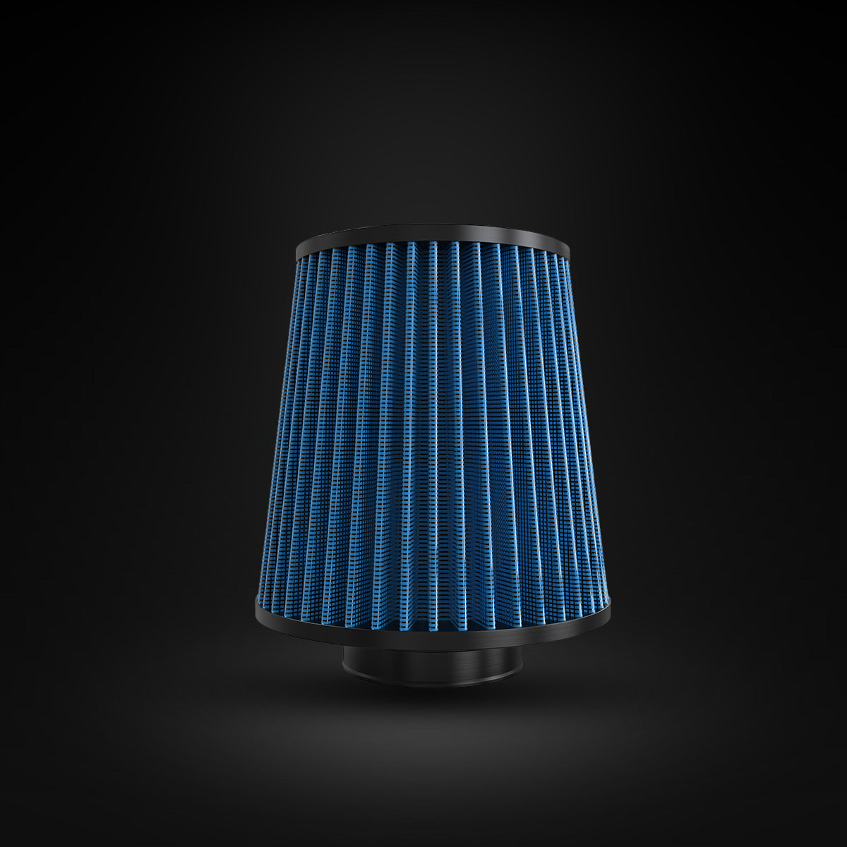 Filtro De Ar Cônico Fueltech Street Alta Performance 3pol e 180mm Mono Fluxo Azul