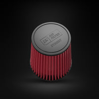 Filtro De Ar Cônico Fueltech Street Alta Performance 3pol e 180mm Mono Fluxo Vermelho