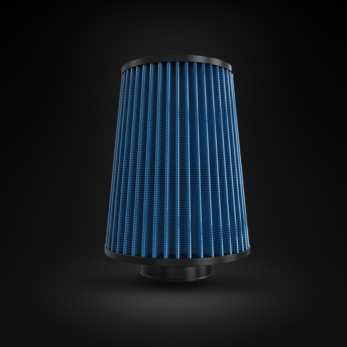 Filtro De Ar Cônico Fueltech Street Alta Performance 3pol e 220mm Mono Fluxo Azul