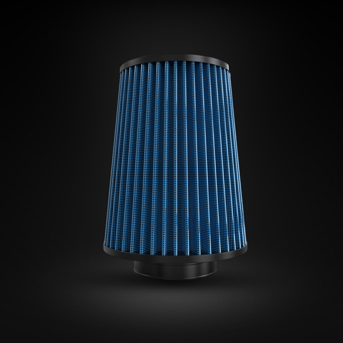 Filtro De Ar Cônico Fueltech Street Alta Performance 3,5pol e 220mm Mono Fluxo Azul