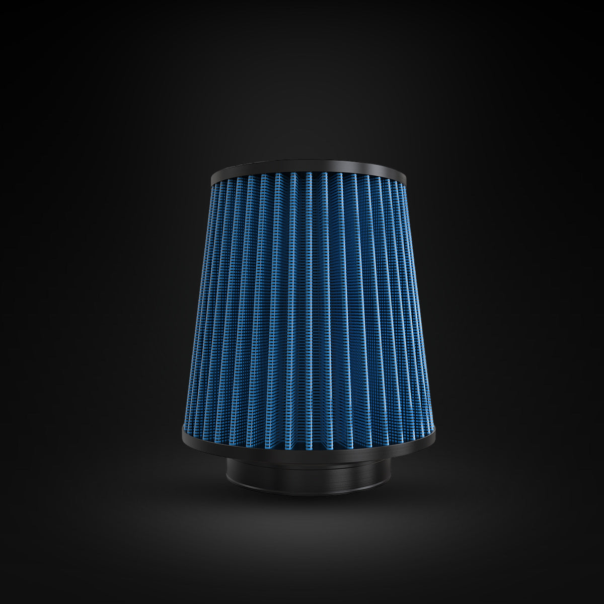 Filtro De Ar Cônico Fueltech Street Alta Performance 4pol e 180mm Mono Fluxo Azul