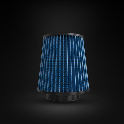 Filtro De Ar Cônico Fueltech Street Alta Performance 4pol e 180mm Mono Fluxo Azul