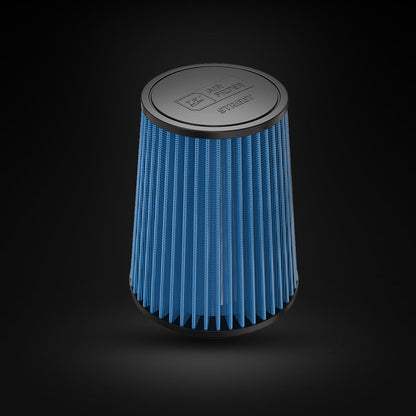 Filtro De Ar Cônico Fueltech Street Alta Performance 4pol e 220mm Mono Fluxo Azul