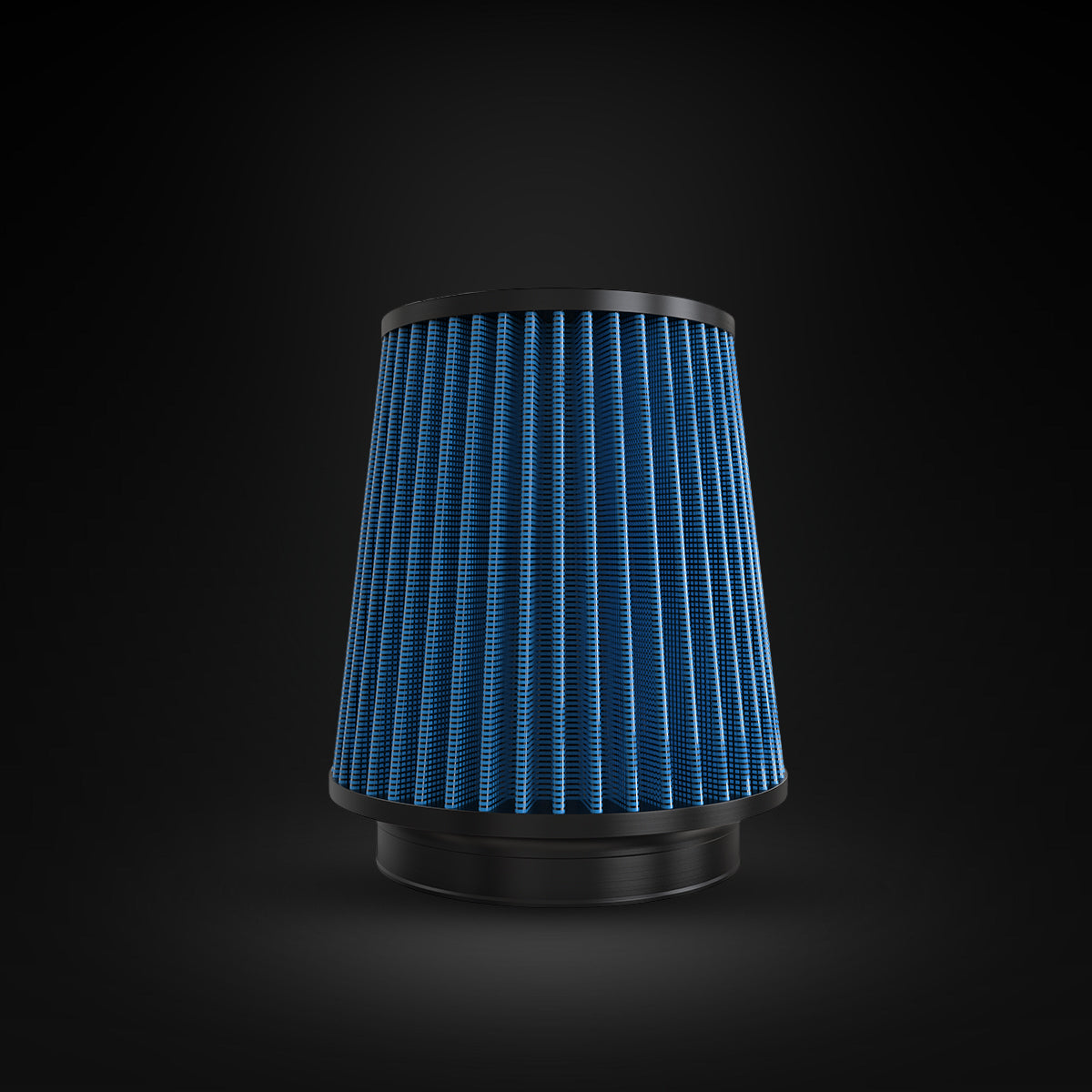 Filtro De Ar Cônico Fueltech Street Alta Performance 5pol e 180mm Mono Fluxo Azul