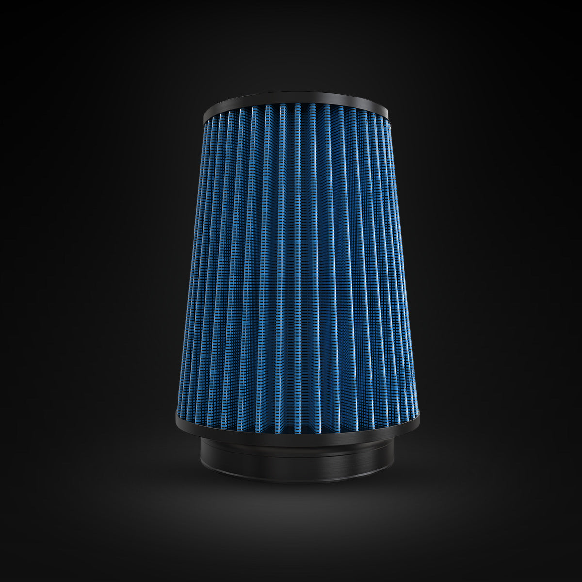 Filtro De Ar Cônico Fueltech Street Alta Performance 5pol e 220mm Mono Fluxo Azul