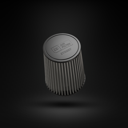 Filtro De Ar Cônico Fueltech Street Alta Performance 5pol e 220mm Mono Fluxo Cinza