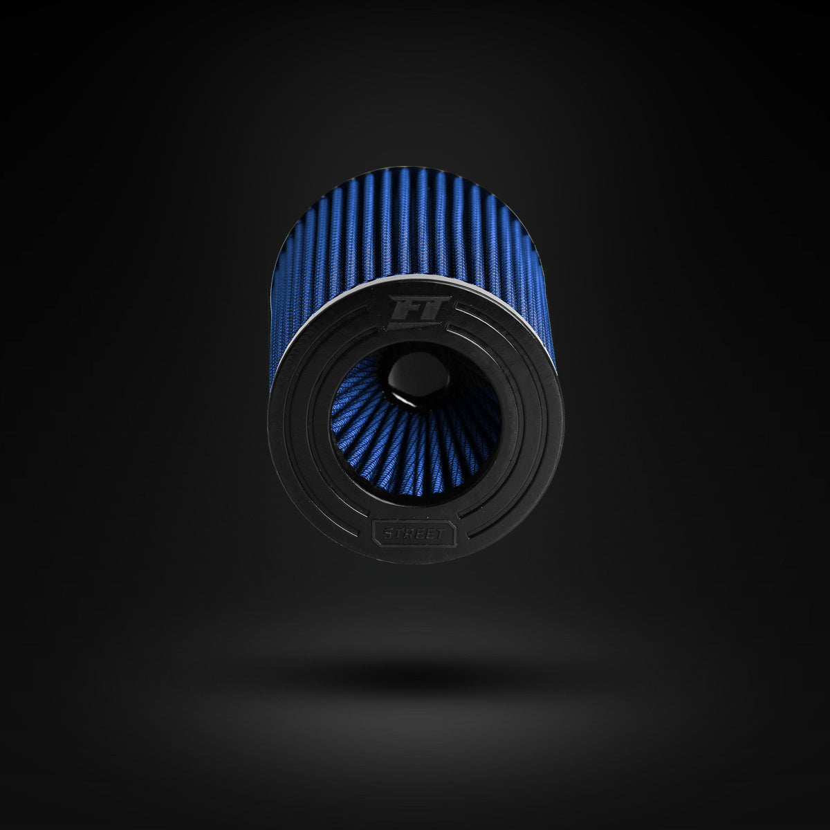 FILTRO DE AR CÔNICO FUELTECH FTL STREET DUPLO FLUXO 2POL E 120MM AZUL