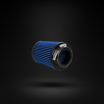 FILTRO DE AR CÔNICO FUELTECH FTL STREET DUPLO FLUXO 2POL E 120MM AZUL