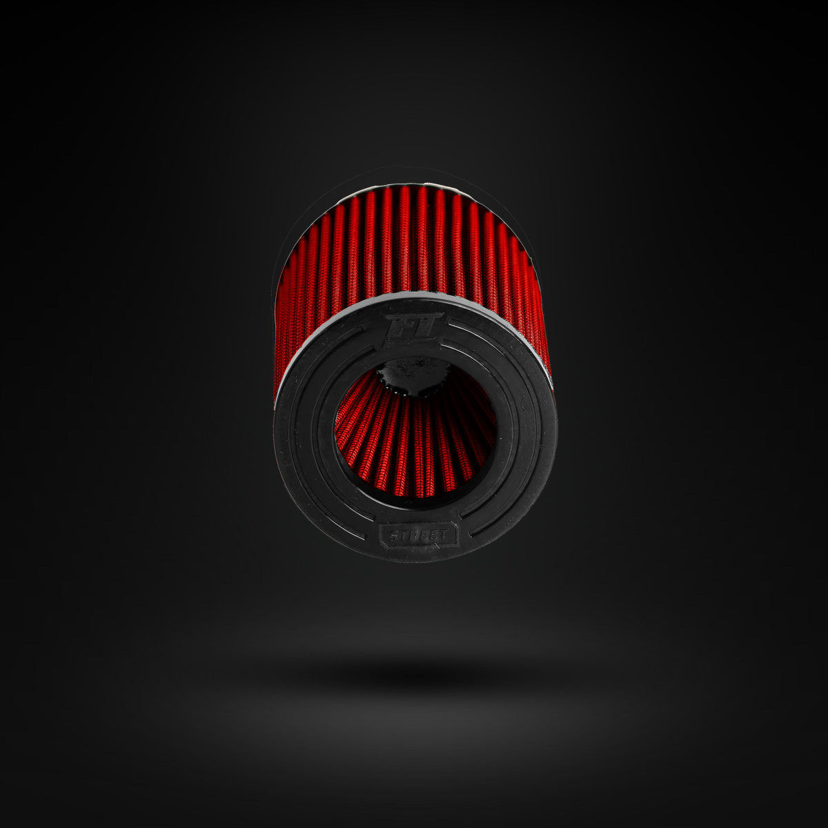 FILTRO DE AR CÔNICO FUELTECH FTL STREET DUPLO FLUXO 2POL E 120MM VERMELHO