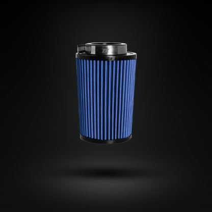 FILTRO DE AR CÔNICO FUELTECH FTL STREET DUPLO FLUXO 2POL E 140MM AZUL