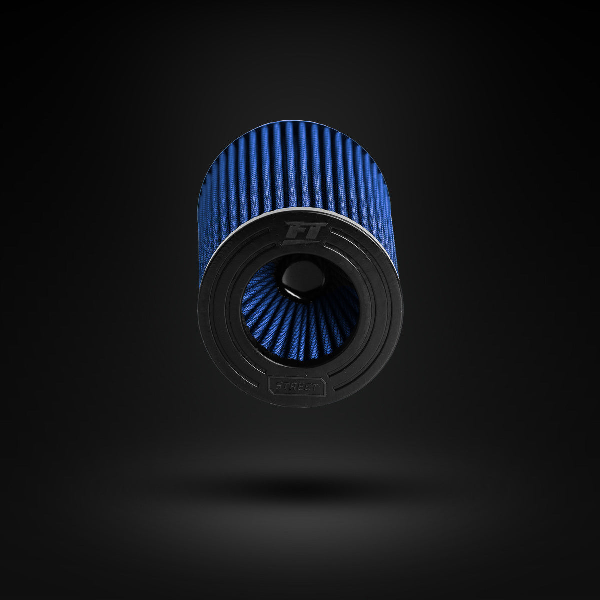 FILTRO DE AR CÔNICO FUELTECH FTL STREET DUPLO FLUXO 2POL E 140MM AZUL