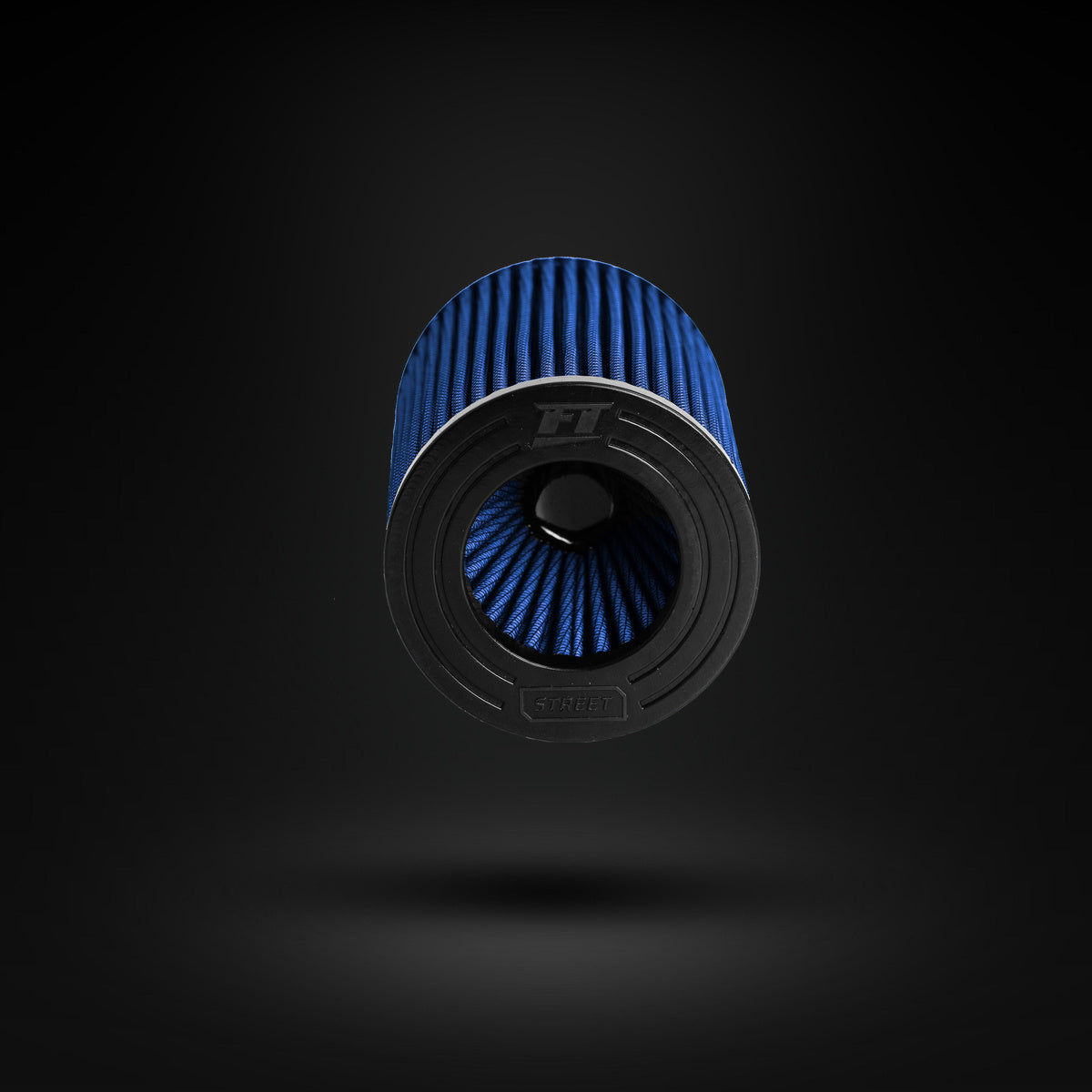 FILTRO DE AR CÔNICO FUELTECH FTL STREET DUPLO FLUXO 2POL E 160MM AZUL