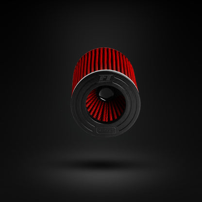 FILTRO DE AR CÔNICO FUELTECH FTL STREET DUPLO FLUXO 2POL E 160MM VERMELHO