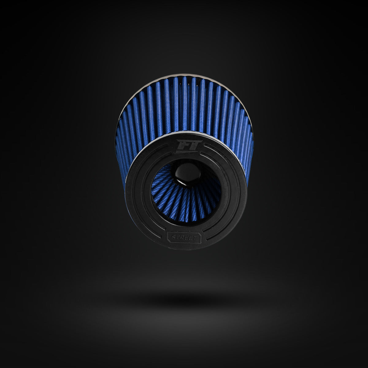 FILTRO DE AR CÔNICO FUELTECH FTL STREET DUPLO FLUXO 2,5POL E 120MM AZUL