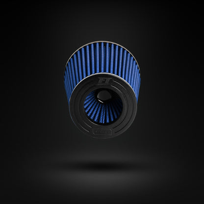 FILTRO DE AR CÔNICO FUELTECH FTL STREET DUPLO FLUXO 2,5POL E 120MM AZUL
