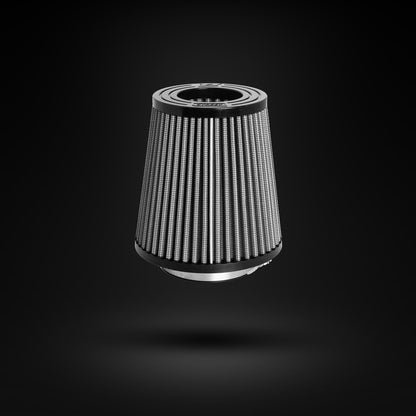 FILTRO DE AR CÔNICO FUELTECH FTL STREET DUPLO FLUXO 2,5POL E 120MM CINZA