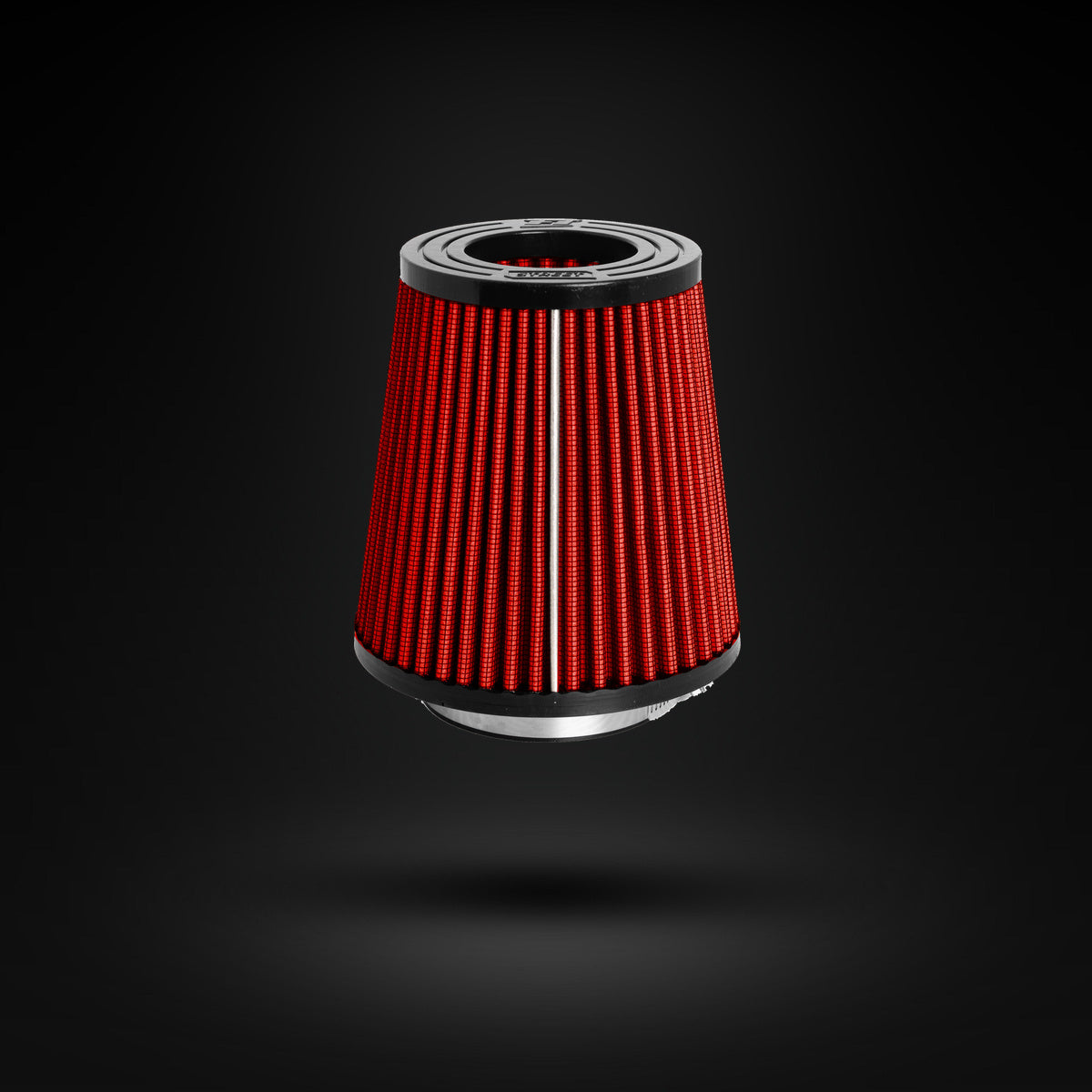 FILTRO DE AR CÔNICO FUELTECH FTL STREET DUPLO FLUXO 2,5POL E 120MM VERMELHO