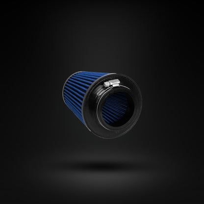 FILTRO DE AR CÔNICO FUELTECH FTL STREET DUPLO FLUXO 2,5POL E 140MM AZUL
