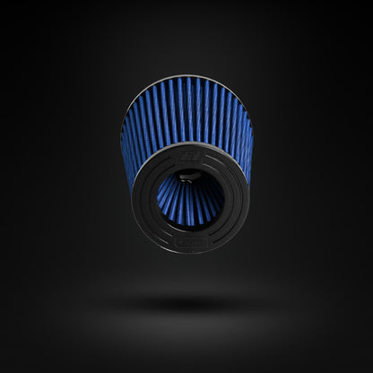 FILTRO DE AR CÔNICO FUELTECH FTL STREET DUPLO FLUXO 2,5POL E 140MM AZUL
