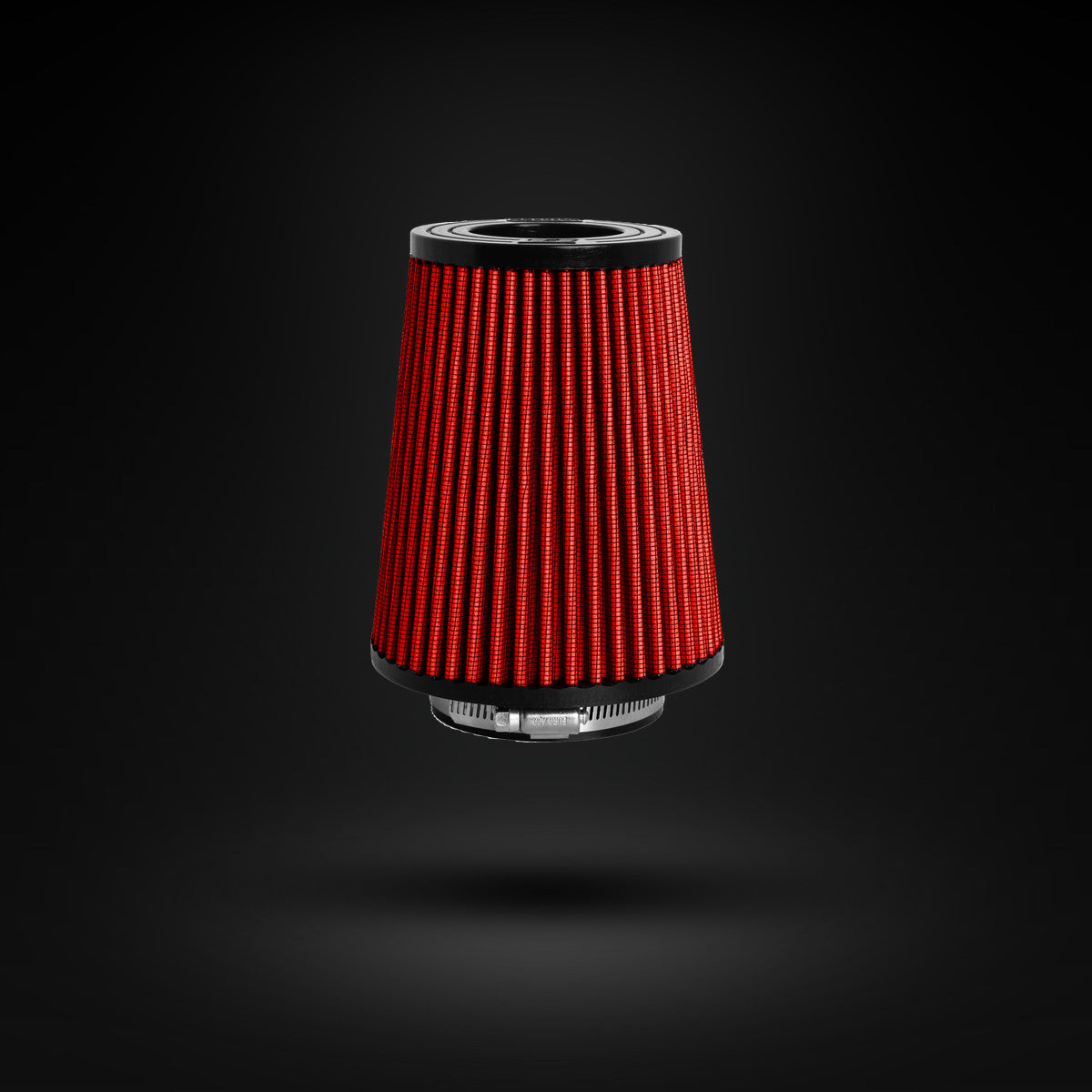 FILTRO DE AR CÔNICO FUELTECH FTL STREET DUPLO FLUXO 2,5POL E 140MM VERMELHO