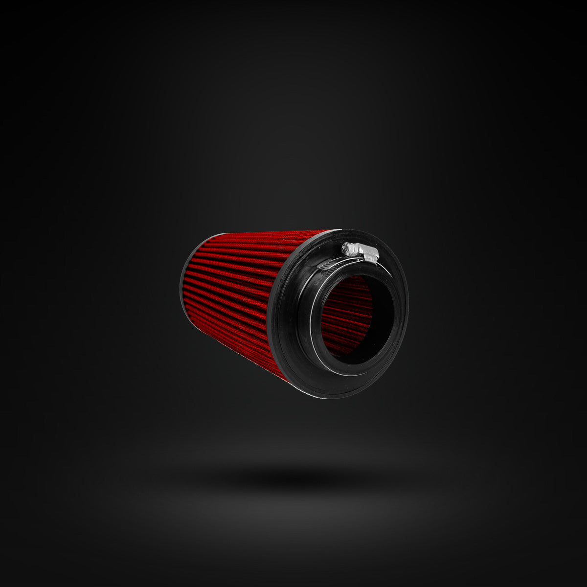 FILTRO DE AR CÔNICO FUELTECH FTL STREET DUPLO FLUXO 2,5POL E 160MM VERMELHO