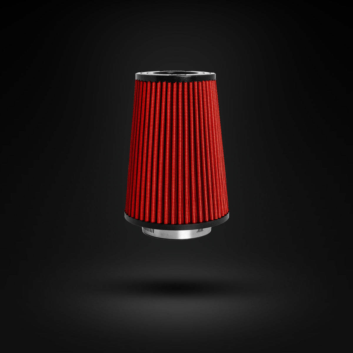 FILTRO DE AR CÔNICO FUELTECH FTL STREET DUPLO FLUXO 2,5POL E 160MM VERMELHO