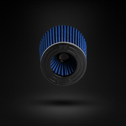 FILTRO DE AR CÔNICO FUELTECH FTL STREET DUPLO FLUXO 3POL E 120MM AZUL
