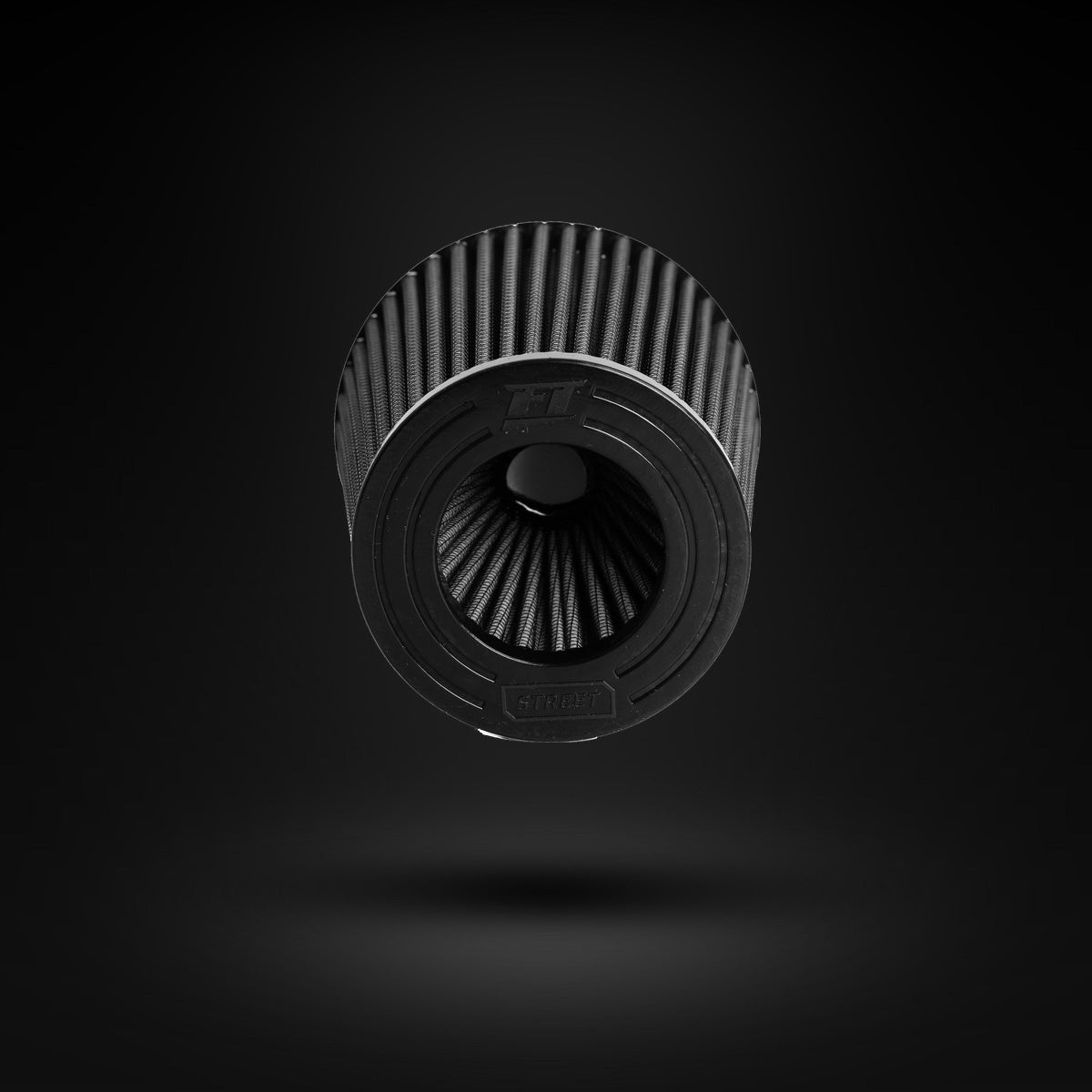 FILTRO DE AR CÔNICO FUELTECH FTL STREET DUPLO FLUXO 3POL E 120MM CINZA