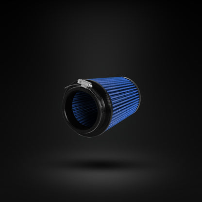 FILTRO DE AR CÔNICO FUELTECH FTL STREET DUPLO FLUXO 3POL E 140MM AZUL