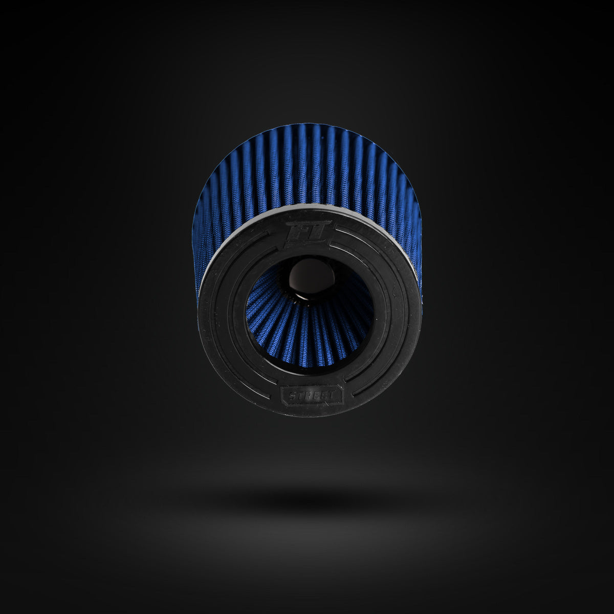 FILTRO DE AR CÔNICO FUELTECH FTL STREET DUPLO FLUXO 3POL E 140MM AZUL
