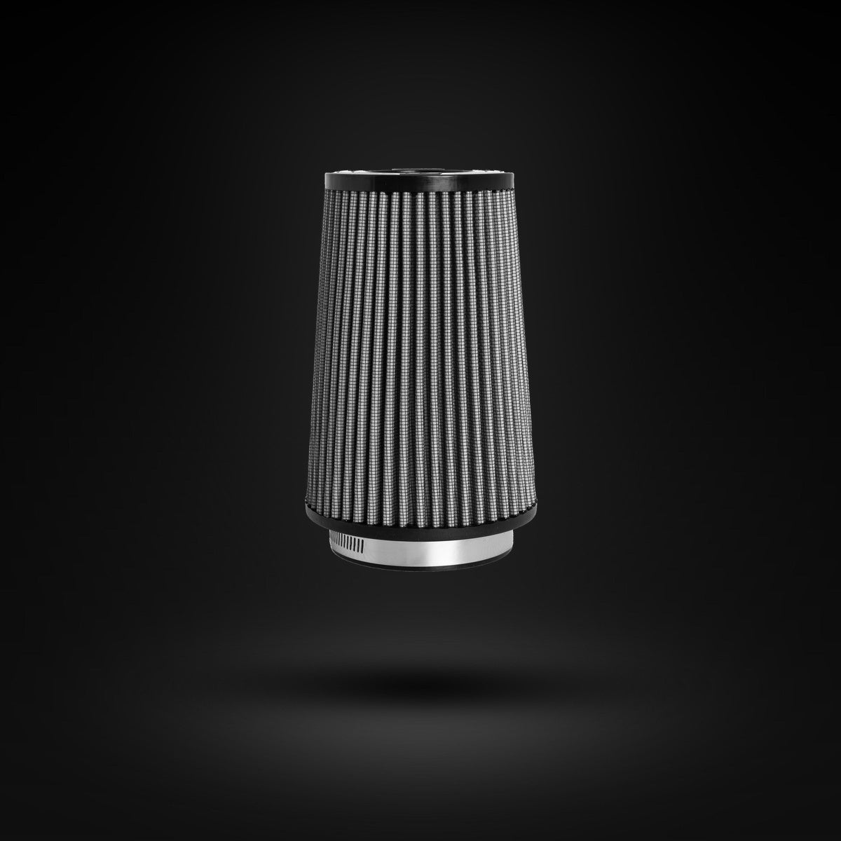 FILTRO DE AR CÔNICO FUELTECH FTL STREET DUPLO FLUXO 3POL E 160MM CINZA