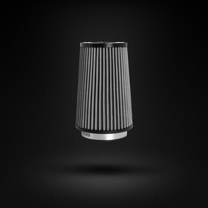FILTRO DE AR CÔNICO FUELTECH FTL STREET DUPLO FLUXO 3POL E 160MM CINZA