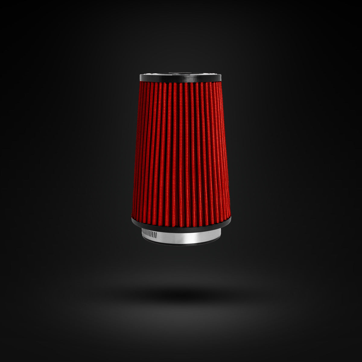 FILTRO DE AR CÔNICO FUELTECH FTL STREET DUPLO FLUXO 3POL E 160MM VERMELHO
