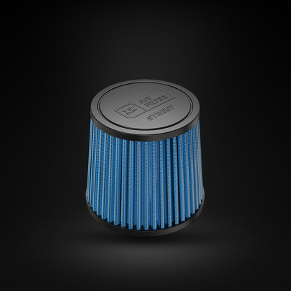 Filtro De Ar Cônico Fueltech Street Mono Fluxo 2pol e 120mm Azul