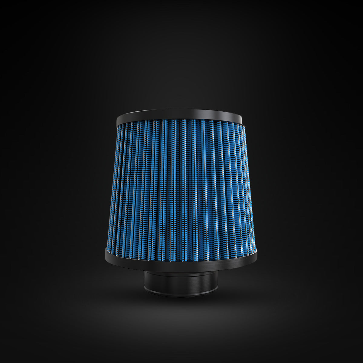 Filtro De Ar Cônico Fueltech Street Mono Fluxo 2pol e 120mm Azul