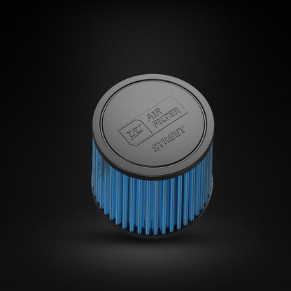 Filtro De Ar Cônico Fueltech Street Mono Fluxo 2pol e 120mm Azul