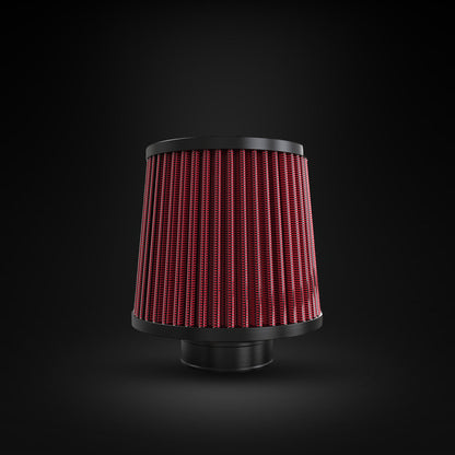 Filtro De Ar Cônico Fueltech Street Mono Fluxo 2pol e 120mm Vermelho