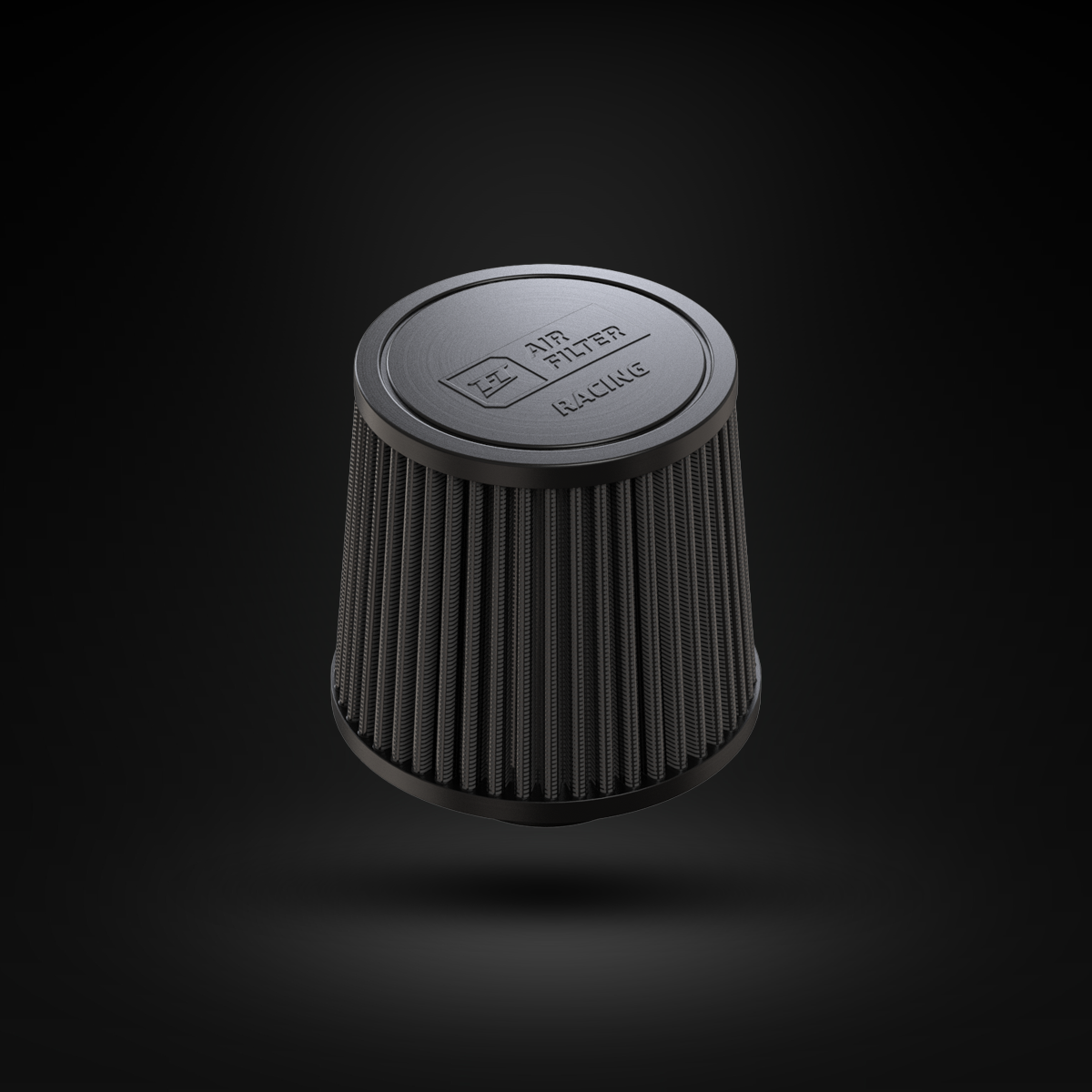 Filtro De Ar Cônico Fueltech Racing Mono Fluxo 2,5pol e 160mm