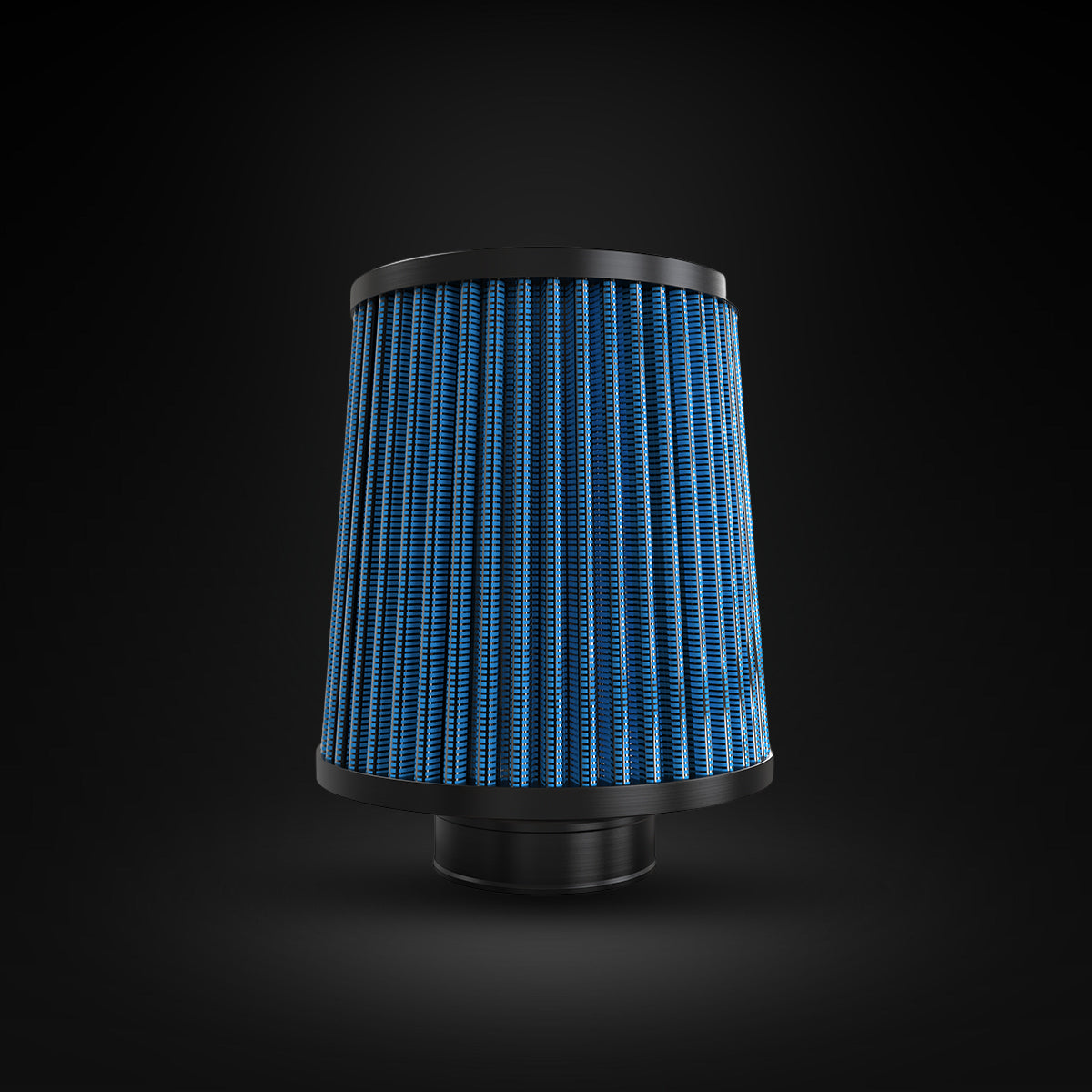 Filtro De Ar Cônico Fueltech Street Mono Fluxo 2pol e 140mm Azul